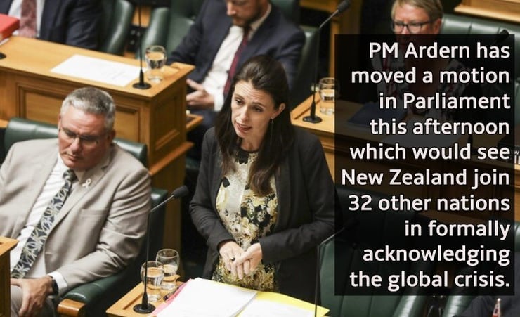 Parliament votes in favour of climate emergency declaration