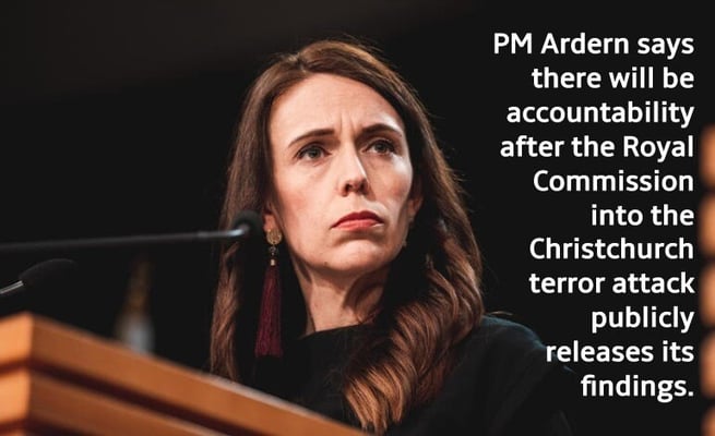 PM Ardern says we owe it to mosque attack victims to follow findings