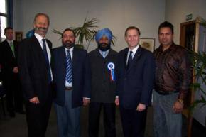 PM opens MP Cam Calder’s office