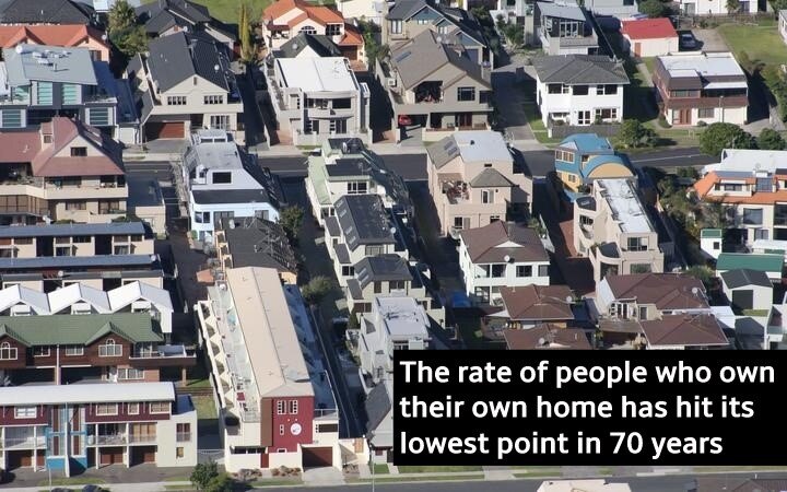 Homeownership rates lowest in 70 years - report