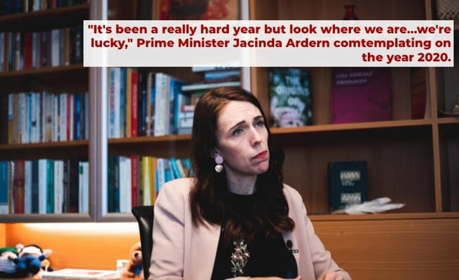 Jacinda Ardern on the year that was