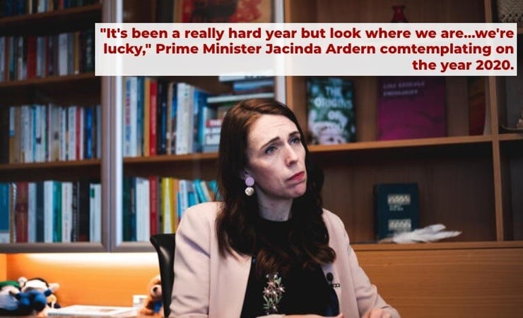 Jacinda Ardern on the year that was