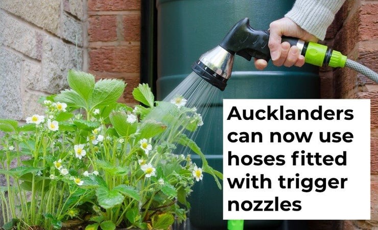 Residential water restrictions ease today to allow controlled hose use