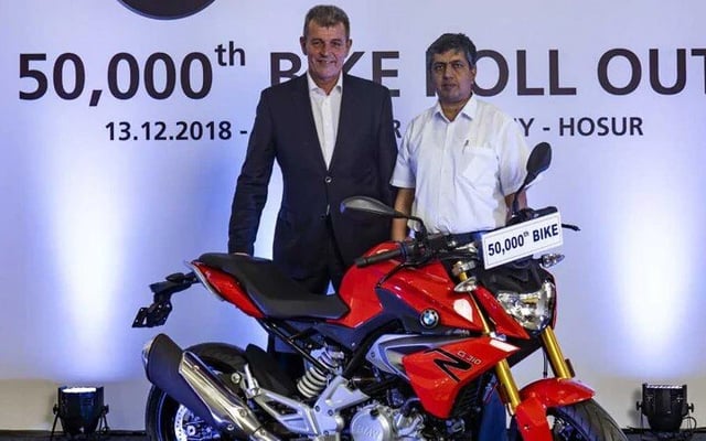 17% of BMW motorcycles made by TVS Motor