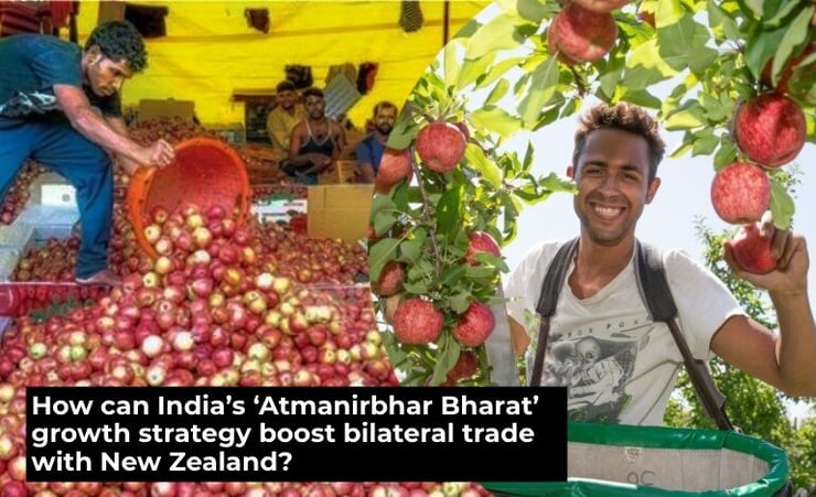 How can India’s ‘Atmanirbhar Bharat’ growth strategy boost bilateral trade with New Zealand?