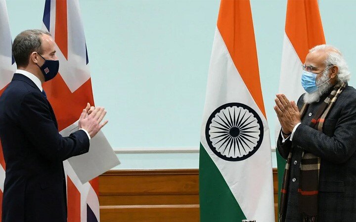 PM Modi meets UK Foreign Secy Raab, discusses post-Brexit ties