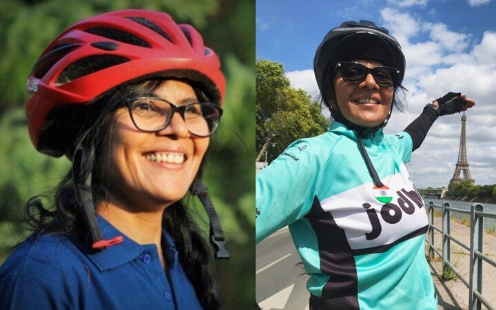 Meet the woman who choose a career in cycling at 51