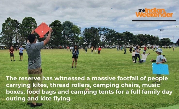Thousands flock at the Indian Kite Festival 2021 in Auckland