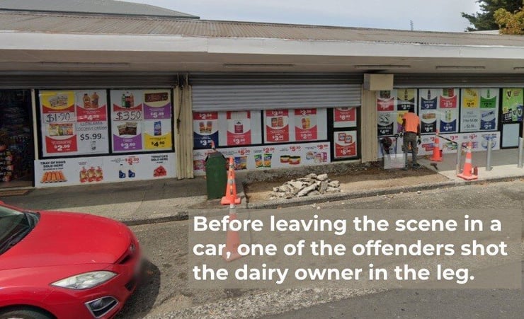 Dairy owner shot and injured in an aggravated robbery in South Auckland