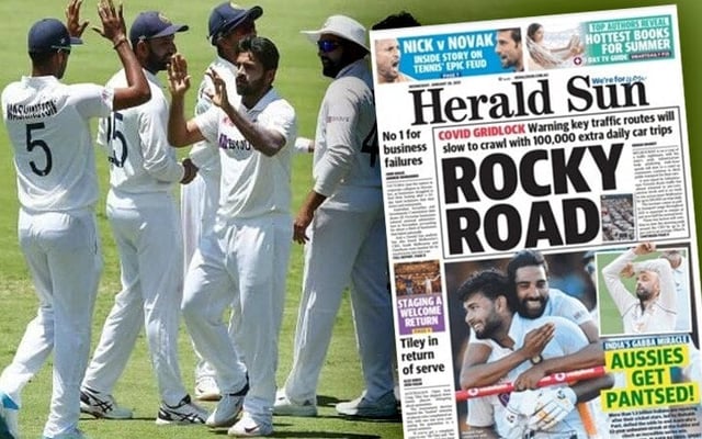 'Aussies get Pantsed': Oz media drools over India's triumph