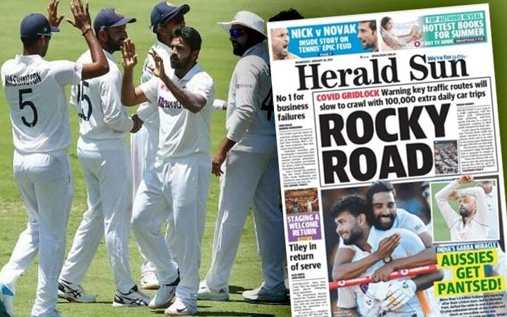 'Aussies get Pantsed': Oz media drools over India's triumph