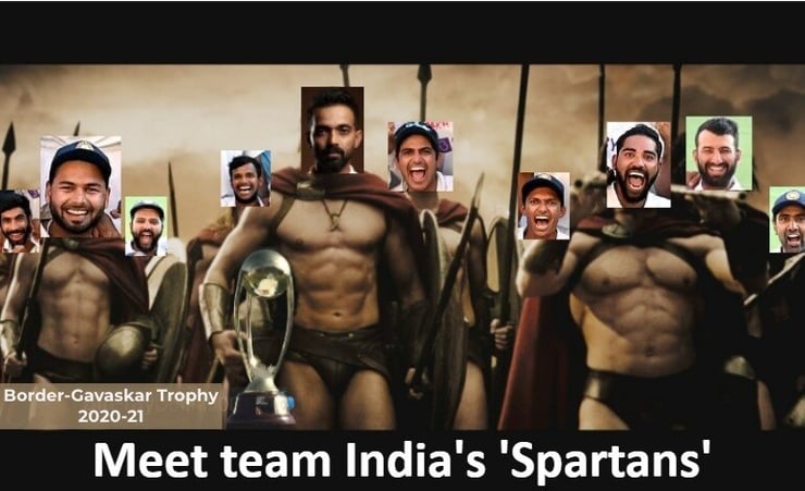 Meet team India’s “Spartans” who defied Australia’s might in cricket to recreate the magic of epic war movie 300?