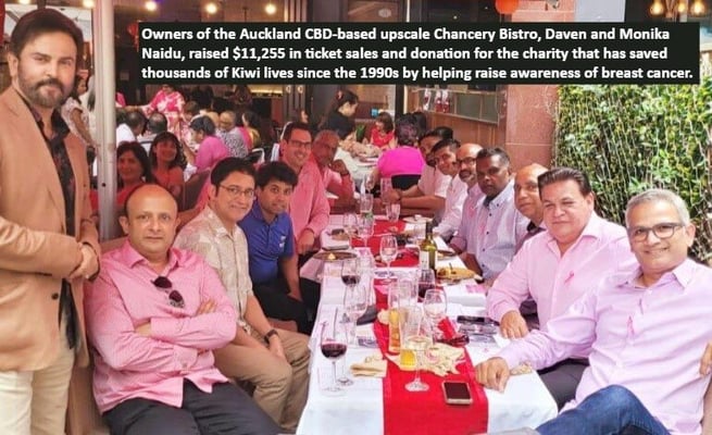 Kiwi-Indian couple raises funds for breast cancer awareness