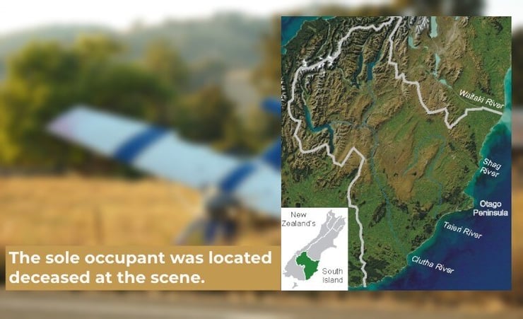 Man dies after a light aircraft crash in Central Otago
