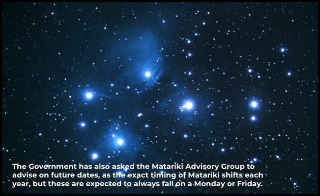Inaugural Matariki public holiday to be observed on June 24, 2022