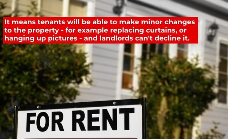 Landlords getting rid of tenants before new rules set in, advocacy group says