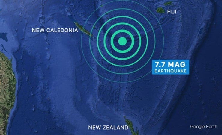 NZ officials lift tsunami activity advisory after 7.7 magnitude quake in New Caledonia