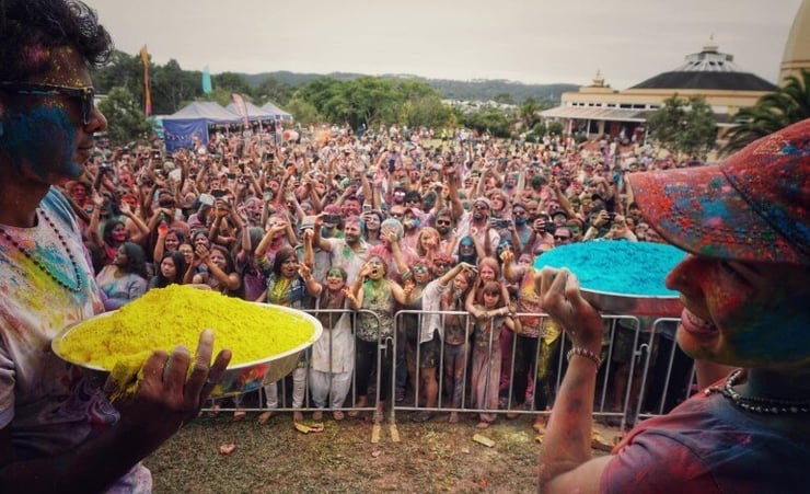 ISKCON Temple successfully host food festival and Krishna Holi events