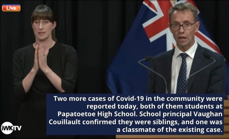 Total three community cases reported today: Dr Ashley Bloomfield