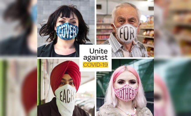 Face coverings: Cover for each other
