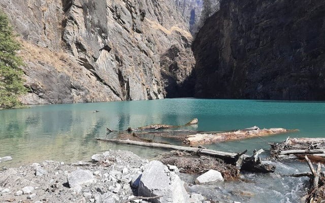 Natural lake formed in Uttarakhand's Murenda after flash floods