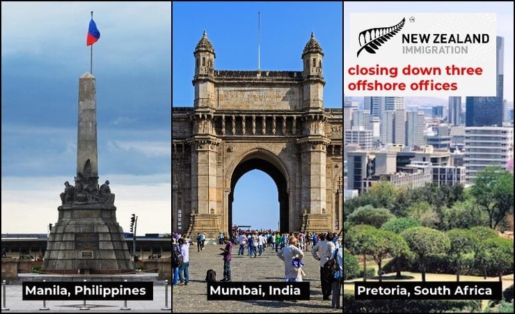 Immigration NZ offices in Mumbai, Manila and Pretoria to close down next month