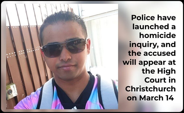 38-year-old charged with murder for the death of Fiji Indian man in Christchurch