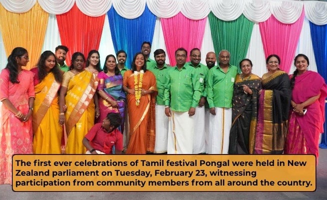 First-ever Pongal celebrations in NZ parliament