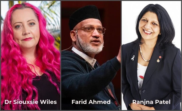 Farid Ahmed, Ranjna Patel and Dr Siouxsie Wiles top three finalists of New Zealander of the Year 2021 Award