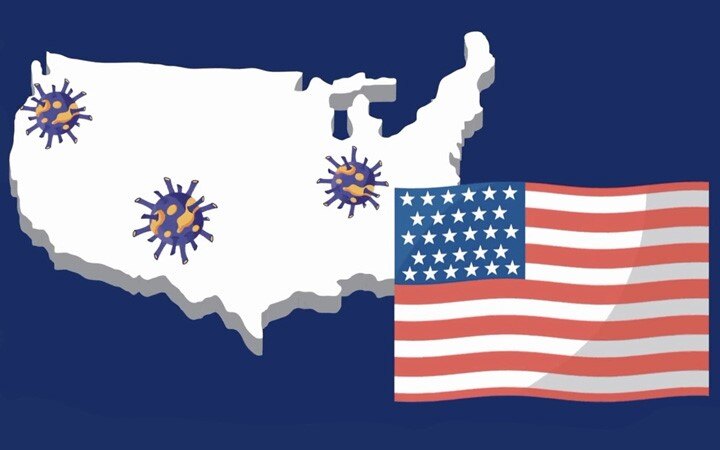 US sees sharp drop in new Covid cases