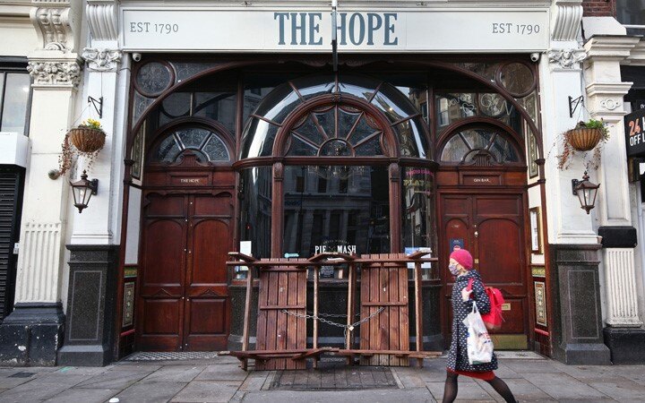 '2,000 British pubs didn't survive pandemic'