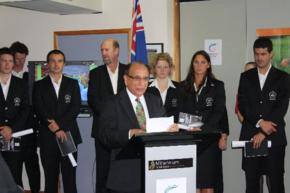 NZ swim team farewelled Indian style