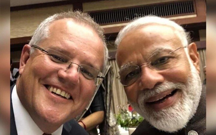 Scott Morrison greets PM Modi on Holi