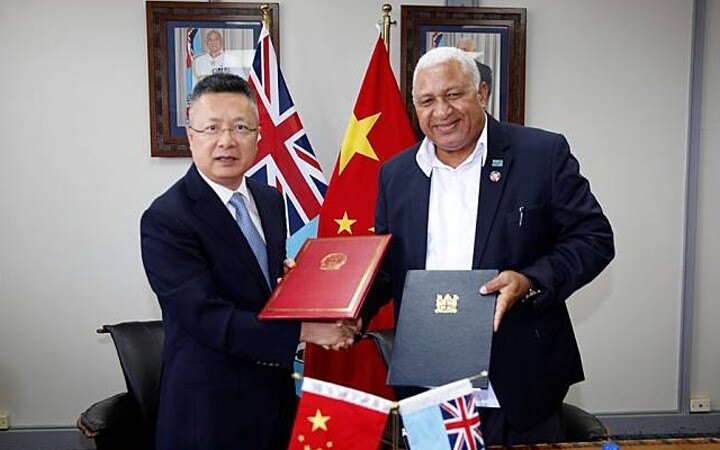 China donates money to Fiji for post-cyclone reconstruction
