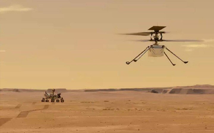 NASA launches mini helicopter on Mars in historic feat