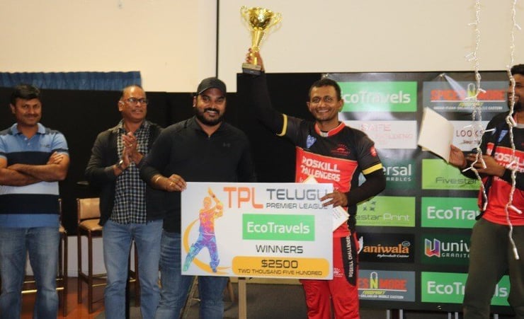 ‘Roskill challengers’ hold nerves to beat spirited ‘Telugu Leaders’ in finals of first-ever Telugu Premier League in Auckland