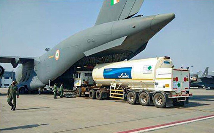Indian Air Force to bring in Oxygen tankers from Singapore and UAE to cater to surging demand