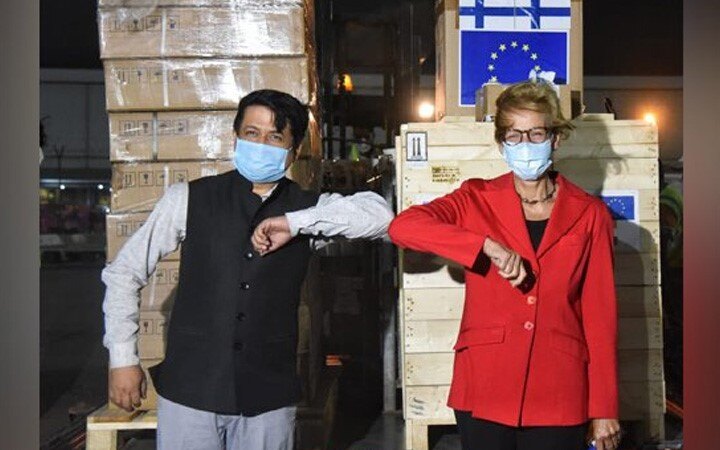 COVID-19: More ventilators, oxygen cylinders arrive in India from Europe