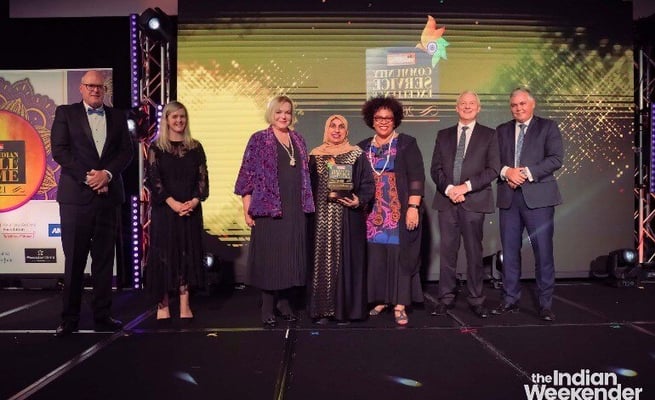 Anjum Rahman honoured with Community Service Excellence Award at Kiwi-Indian Hall of Fame Awards