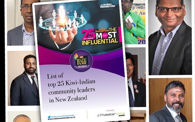 Indian Weekender Top 25 Kiwi-Indian Community Leaders 2021 - Celebrating our heroes