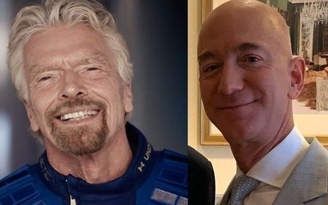 Branson-Bezos space tourism rivalry gets nastier before flight
