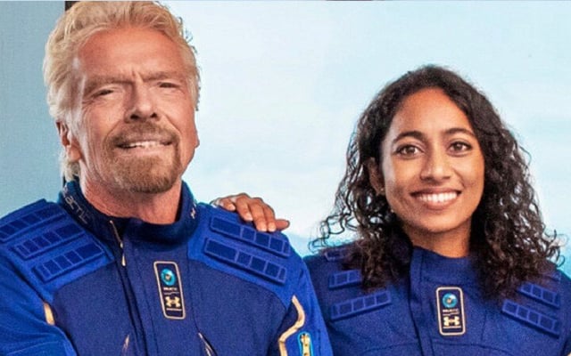 Bandla reaches space on board Virgin Galactic's VSS Unity 22