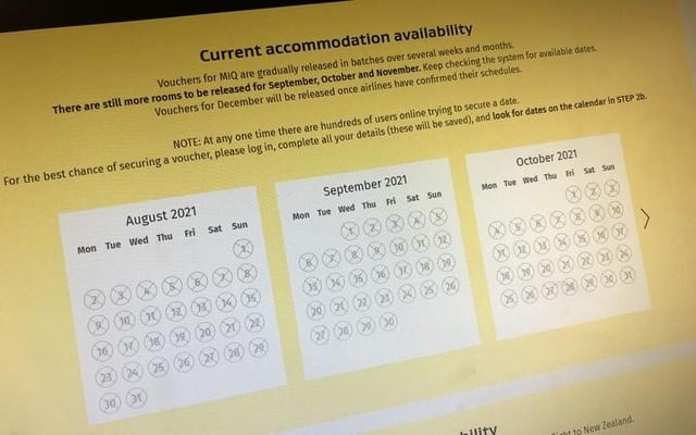 Dwindling MIQ room supply as govt increases its own allocation