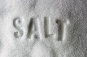 With a pinch of salt