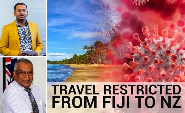 Travel is restricted to New Zealand from Fiji this weekend.