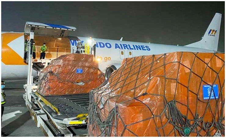 15,000kg of medical supplies arrive in Fiji