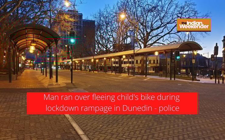 Man ran over fleeing child's bike during lockdown rampage in Dunedin - police