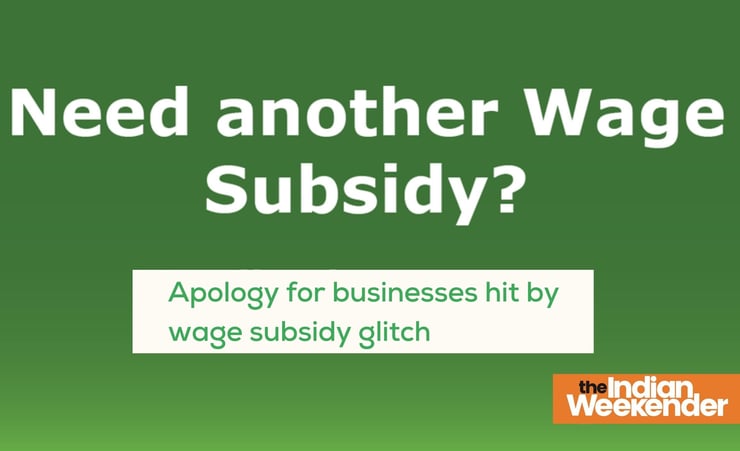 Apology for businesses hit by wage subsidy glitch