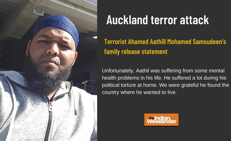 Auckland terror attack: Deceased terrorist Ahamed Aathill Mohamed Samsudeen's family release statement