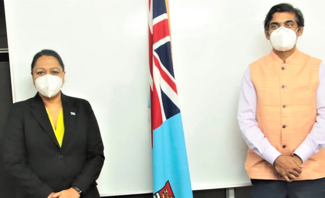 FIJI NEWS: Minister Premila Kumar Meets The New Indian High Commissioner To Fiji